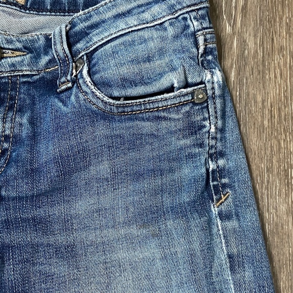 Kut From The Kloth Catherine Boyfriend Denim Crop Blue Casual Jeans Size 0 - Picture 8 of 8